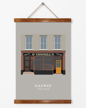 O'Connell's pub Galway grey